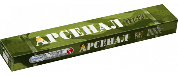 Электроды сварочные Арсенал МР-3, ф 3 мм (уп-2,5 кг) купить с доставкой в Химках