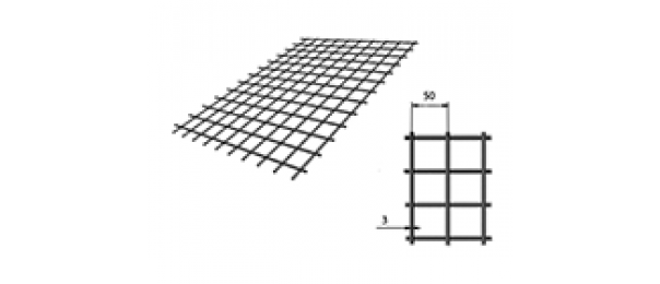 Сетка сварная (дорожная) 50х50х3мм 1х2м купить с доставкой в Химках